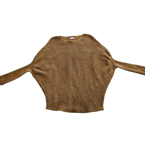 LA MIEL Sweaters - La Miel Ribbed Rust Dolman Sleeve Sweater WMNS Sz M